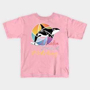 Alaska Whale Watching humpback beluga orca killer whales Kids T-Shirt